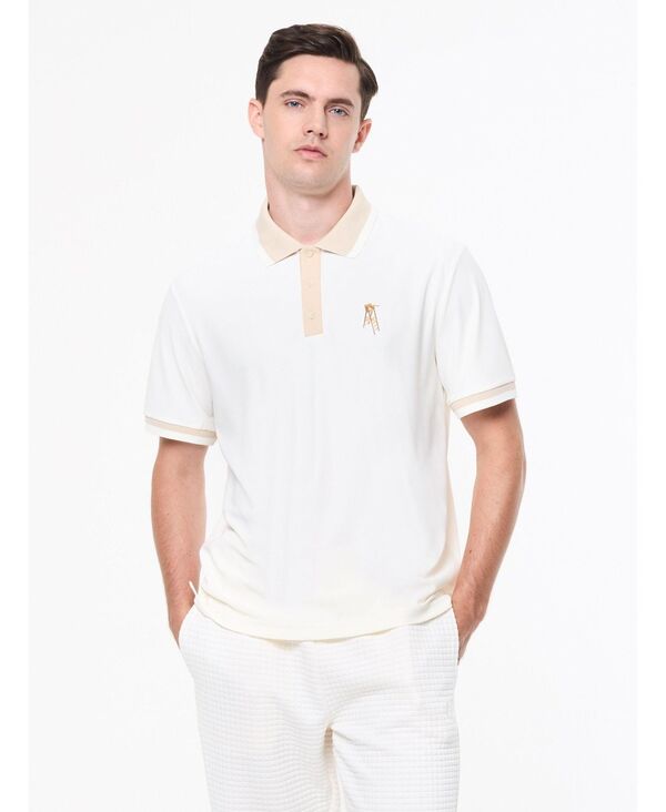 セルジオタッキーニ メンズ トップス ポロシャツ Sergio Tacchini Men's Arbitro Polo Gardenia｜ReVida 店