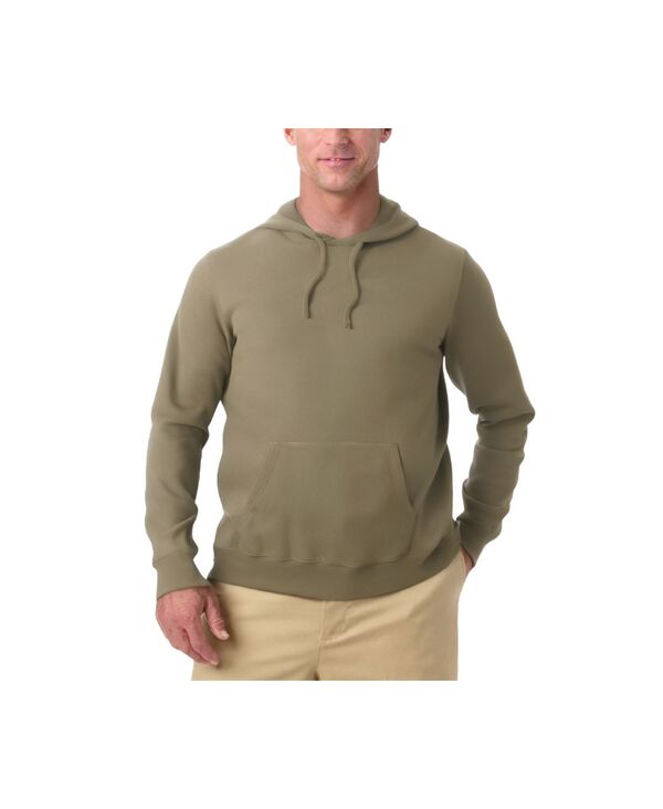 キングサイズ メンズ アウター パーカー・スウェットール フリース KingSize Big & Tall Ultra-Comfort Fleece Pullover Deep olive オリーブ|ReVida 店