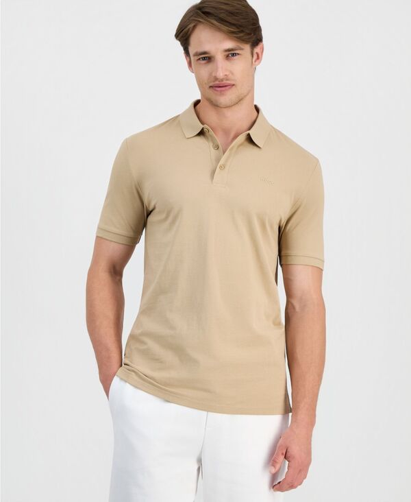 ヒューゴボス メンズ トップス スポーツシャツ BOSS by Hugo Boss Men\u0027s Donos Polo Shirt Med Beige ベージュ