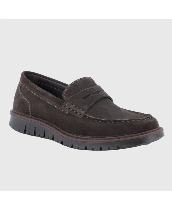 アルパインスイス メンズ シューズ スリッポン・ローファー スエード Alpine Swiss Men &rsquo; s Mateo Made in Italy Suede Penny Loafers Brown ブラウン｜ReVida 店