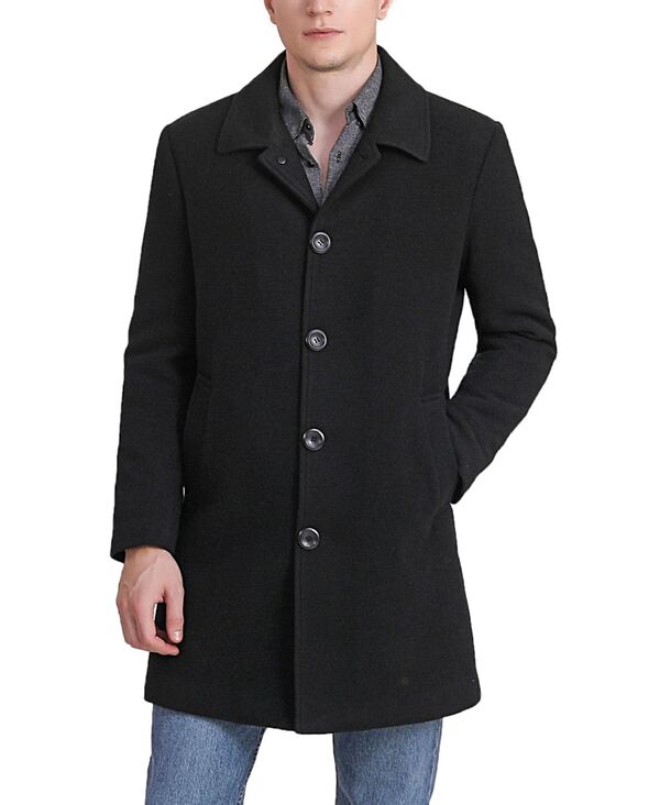 ビージーエスディー メンズ アウター コート ウール BGSD Men Baker Wool Blend Walker Coat Black ブラック｜ReVida 店