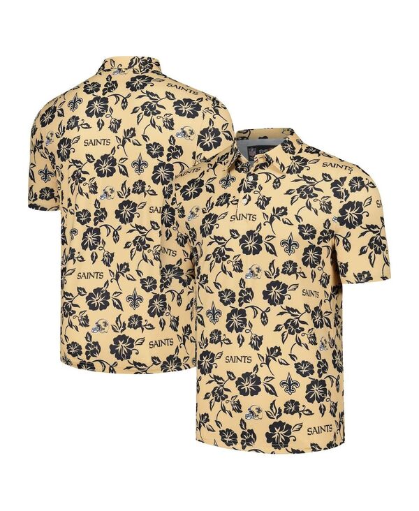 レインスプーナー メンズ トップス スポーツシャツ Reyn Spooner Men\u0027s Gold New Orleansaints Pua Performance Polo Shirt Gold ゴールド