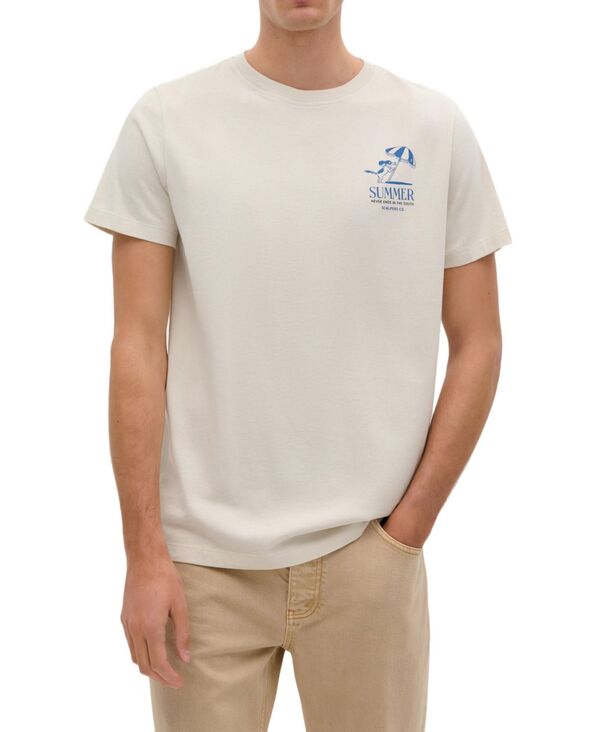 スカルパーズ メンズ トップス Tシャツ Scalpers Men\'summer Dog Tee Light grey グレー｜ReVida 店