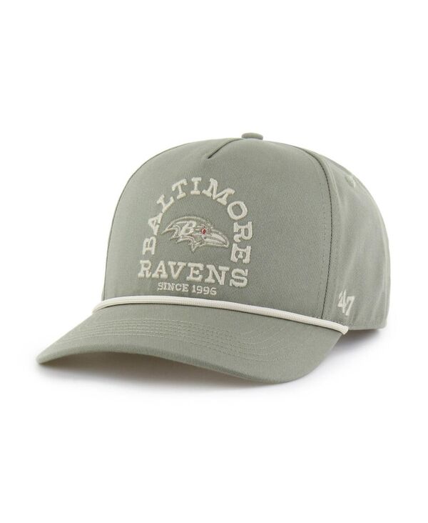 47 ブランド メンズ アクセサリー 帽子 '47 Brand Men's Olive Baltimore Ravens Canyon Ranchero Hitch Adjustable Hat Olive オリーブ｜ReVida 店