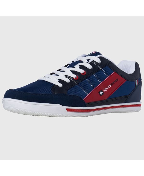 アルパインスイス メンズ シューズ スニーカー スエード Alpine Swiss Men'stefan Retro Sneakers For Men Stylish Low-Top Shoes with Suede Trim Perfect For Casual Footwear Fashion Sneakers Tennishoes Navy ネイビー|ReVida 店