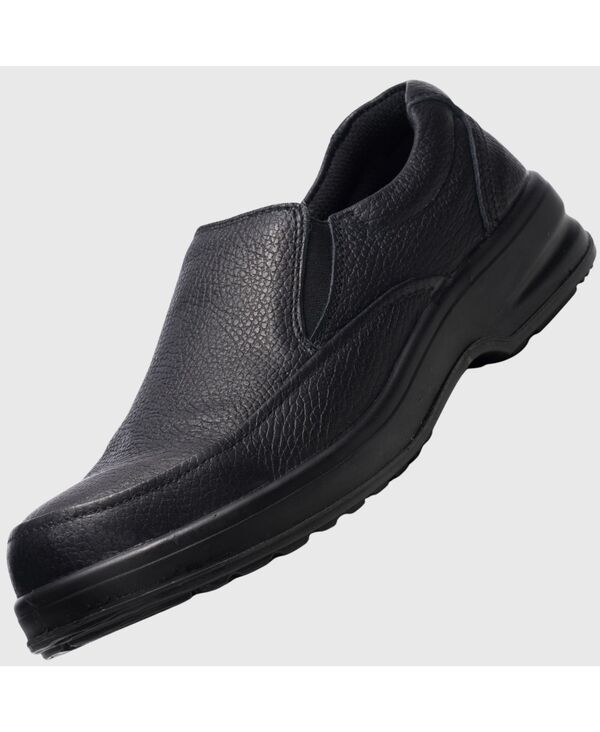 アルパインスイス メンズ シューズ スリッポン・ローファー レザー Alpine Swiss Men's Arbete Work Shoeslip Resistant Realeather Slip-On Loafers Black ブラック｜ReVida 店
