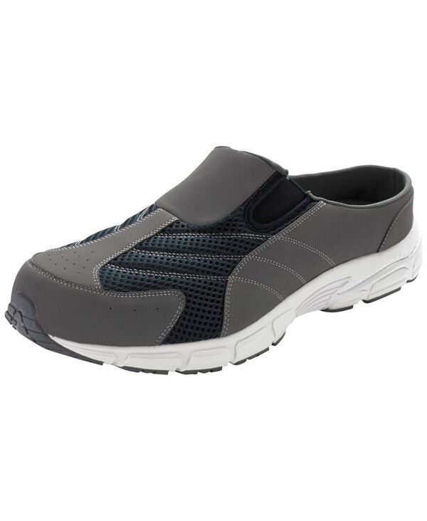 キングサイズ メンズ シューズ スリッポン・ローファー KingSize Men'slip-On Swim Slides Grey midnighteal グレー|ReVida 店