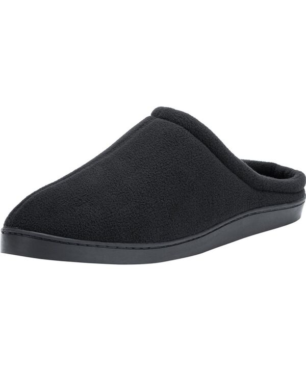キングサイズ メンズ シューズ サンダル トール フリース KingSize Men's Big & Tall Fleece Clog Slippers Black ブラック｜ReVida 店