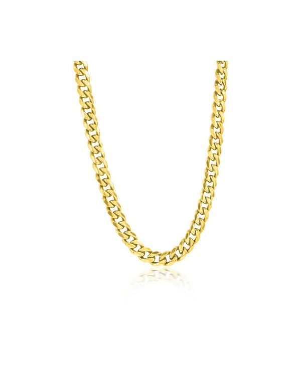 メタロ レディース アクセサリー ネックレス・チョーカー・ペンダントトップ Tシャツ レース Metallo Stainlessteel Cuban Chainecklace Gold ゴールド|ReVida 店