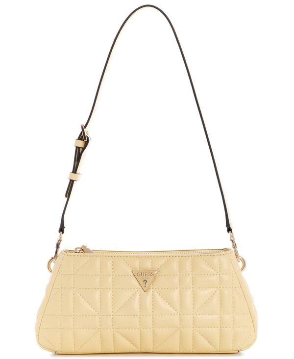 ゲス レディース バッグ GUESS Edita Small Shoulder Handbag Yellow イエロー｜ReVida 店