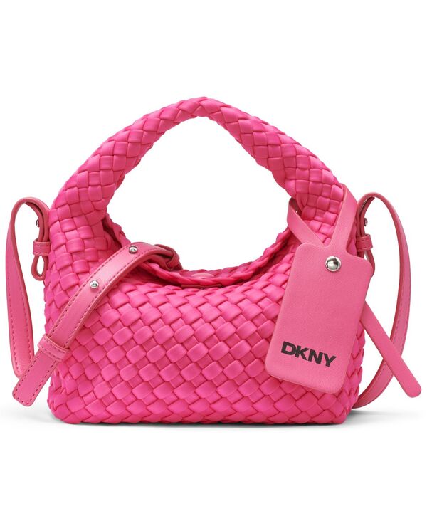 ダナ キャラン ニューヨーク レディース バッグ DKNY Giselle Magnet Closure Crossbody Bag Hot Pink ピンク｜ReVida 店