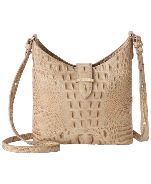 ブランミン レディース バッグ レザー Brahmin Gwynne Smalleather Crossbody Handbag Sandstorm|ReVida 店