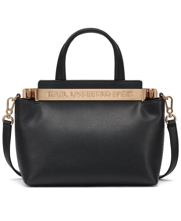 カール ラガーフェルド レディース バッグ KARLAGERFELD PARIS Jacqueline Crossbody Bag Black/Gold ブラック|ReVida 店