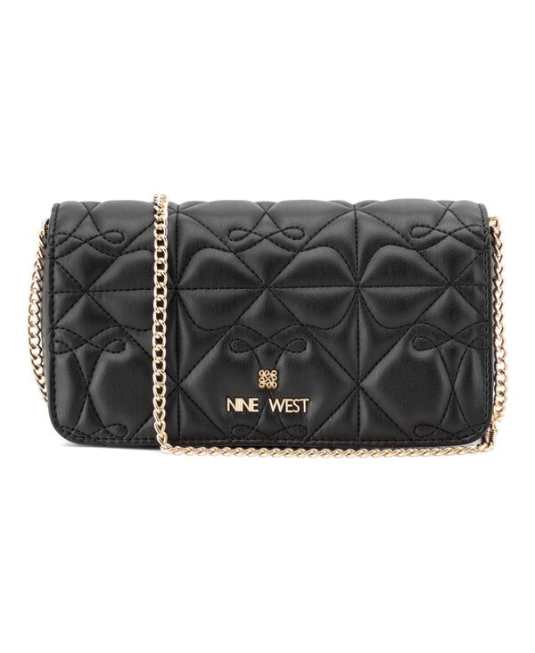 ナインウェスト レディース バッグ ミニ Nine West Kiersten Mini Chain Phone Clutch Crossbody Bag Black ブラック｜ReVida 店