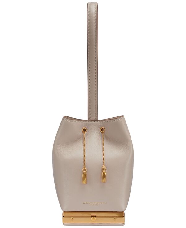 ダナ キャラン ニューヨーク レディース バッグ ミニ レザー Donna Karanew York Sisal Mini Leather Clutch Shoulder Bag Sand サンド|ReVida 店