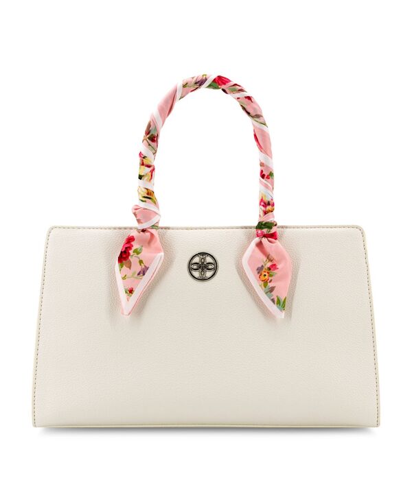 ライクドリームス レディース バッグ LIKE DREAMS Primrose Scarf Medium Crossbody Handbag Ivory アイボリー｜ReVida 店