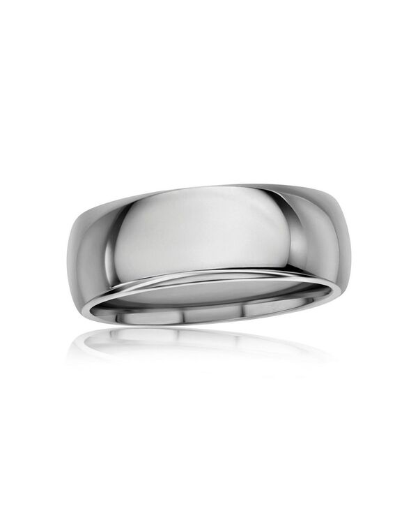 メタロ レディース アクセサリー リング Metallo High Polished Tungsten Ring Silver シルバー｜ReVida 店