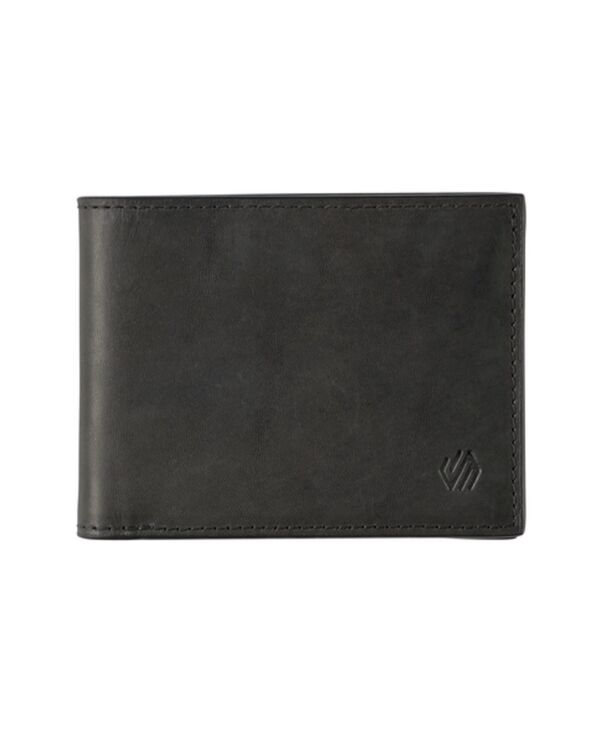 ジョンストンアンドマーフィー メンズ アクセサリー 財布 レザー Johnston & Murphy Men's Leather Billfold Wallet Black ブラック｜ReVida 店