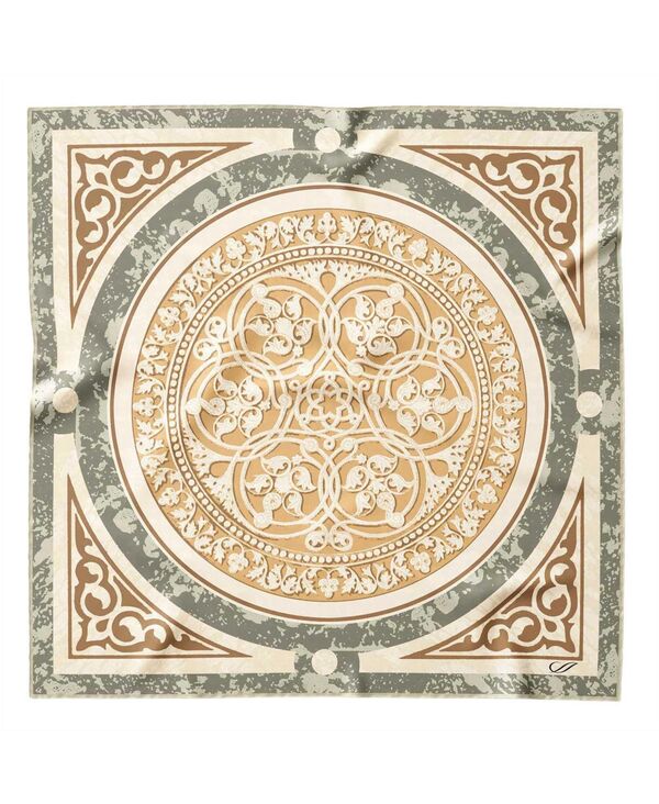 エリザベッタ メンズ アクセサリー ネクタイ シルク Elizabetta Men's Noto - Silk Pocket Square for Men Sage セージ|ReVida 店