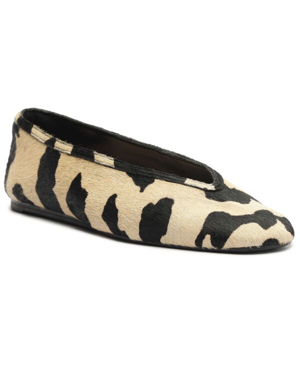 アレッツォ レディース シューズ パンプス Arezzo Women's Daphne Ballet Flats Beige/black ブラック｜ReVida 店
