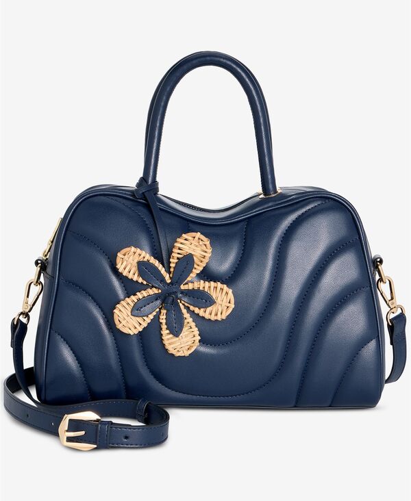 アイ.エヌ.シー インターナショナル コンセプト レディース バッグ I.N.C. International Concepts Aydenn Bowler Wave Satchel Handbag Pageant Blue ブルー|ReVida 店
