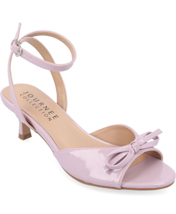 ジュルネ コレクション レディース シューズ サンダル アンクル Journee Collection Women's Jennifer Ankle Strap Sandals Purple パープル｜ReVida 店