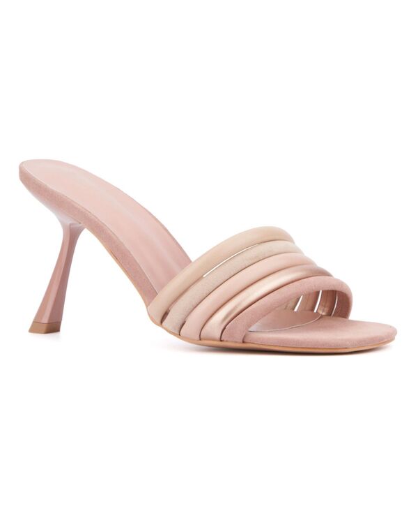 トルゲイス レディース シューズ サンダル ヒール Torgeis Women's Idra Heel Slide Sandal Blush ブラッシュ｜ReVida 店