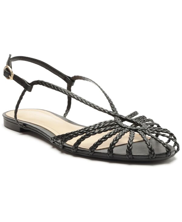 アレッツォ レディース シューズ サンダル Arezzo Women's Paola Flat Sandals Black ブラック｜ReVida 店