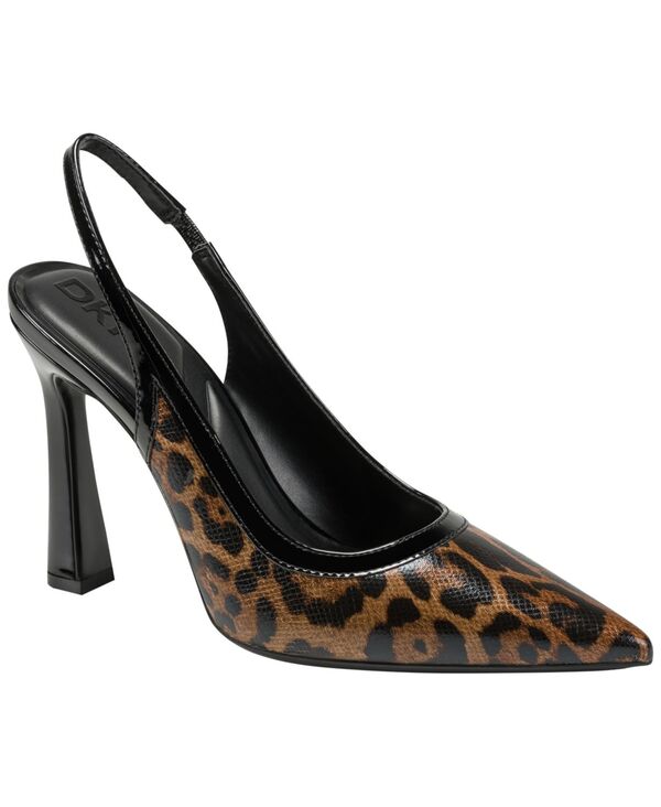 ダナ キャラン ニューヨーク州 レディース シューズ スニーカー DKNY Women\u0027s Cinette Slingback Pointed Toe Pumps Natural Multi Leopard マルチ色合い