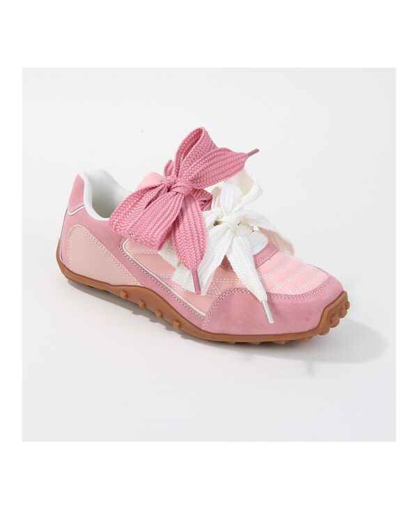 バーネス レディース シューズ スニーカー レース BERNESS Lacey Double Lace Sneakers Pink ピンク|ReVida 店