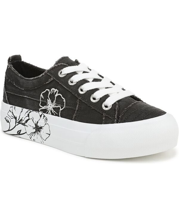 ブローフィッシュマリブ レディース シューズ スニーカー レース Blowfish Malibu Women'sadie-Sun 10 Lace-Up Sneakers Black Canvas ブラック｜ReVida 店