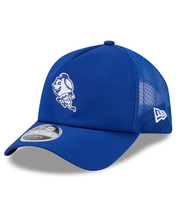 ニューエラ メンズ アクセサリー 帽子 New Era Men's Royal New York Mets 2026 Batting Practice Alternate Apex 9FORTY Adjustable Hat Royal｜ReVida 店