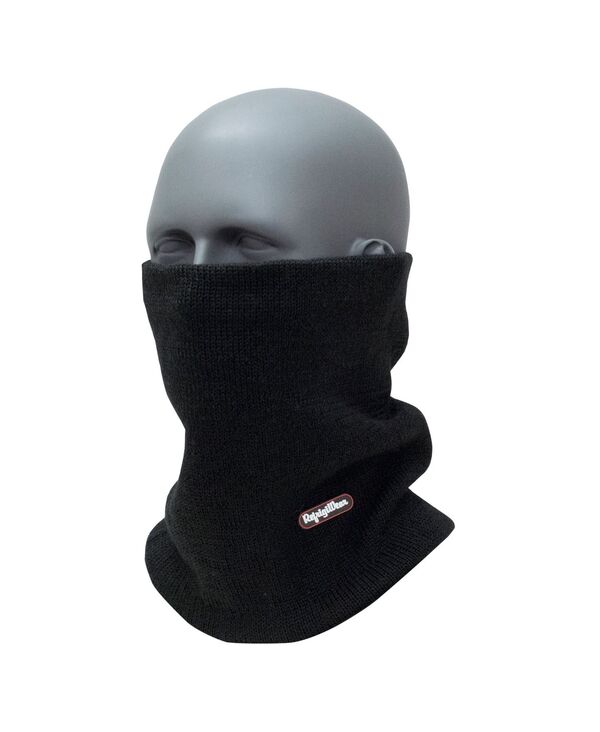 リフリジウェア メンズ アクセサリー マフラー・ストール・スカーフ ウール RefrigiWear Men's RefrigWear Wool Neck Gaiter - Merino Wool Moisture-Wicking Double-Laye red for Ultimate Warmth Black ブラック｜ReVida 店