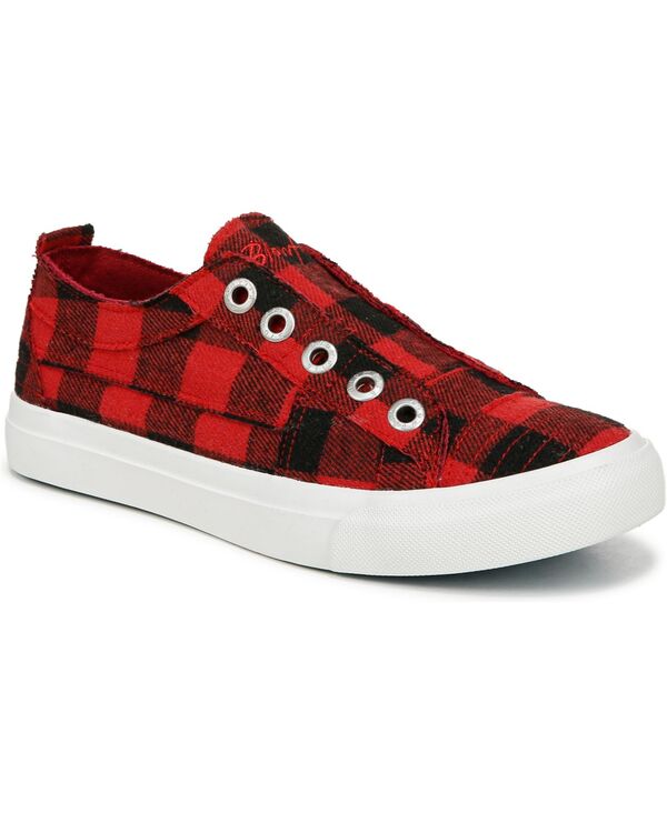 ブローフィッシュマリブ レディース シューズ スニーカー プラットフォーム Blowfish Malibu Women's Play Slip On Platform Sneakers Red Plaid Fabric レッド｜ReVida 店