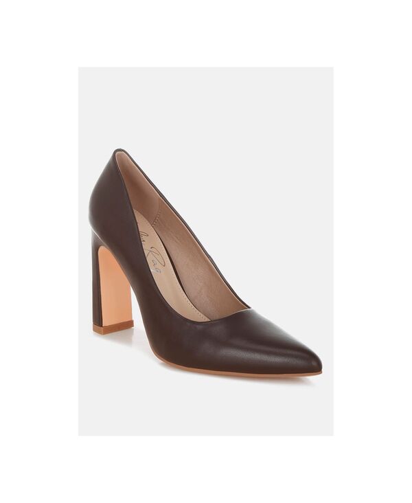 ロンドンラグ レディース シューズ サンダル レザー フェイクレザー London Rag Women'shacarri Faux Leather Pumps Brown Faux Leather ブラウン｜ReVida 店