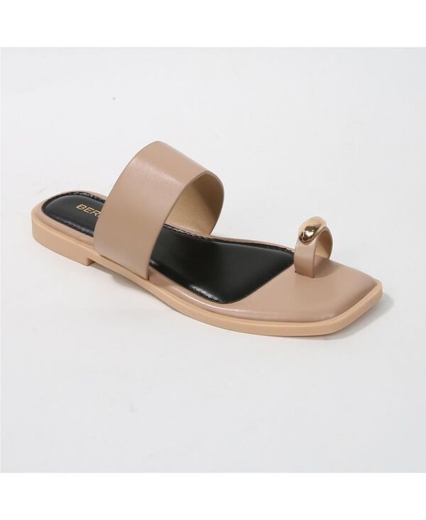 バーネス レディース シューズ サンダル BERNESS Women's Kamila Toe-Loop Slide Sandals Beige ベージュ｜ReVida 店 11,535円