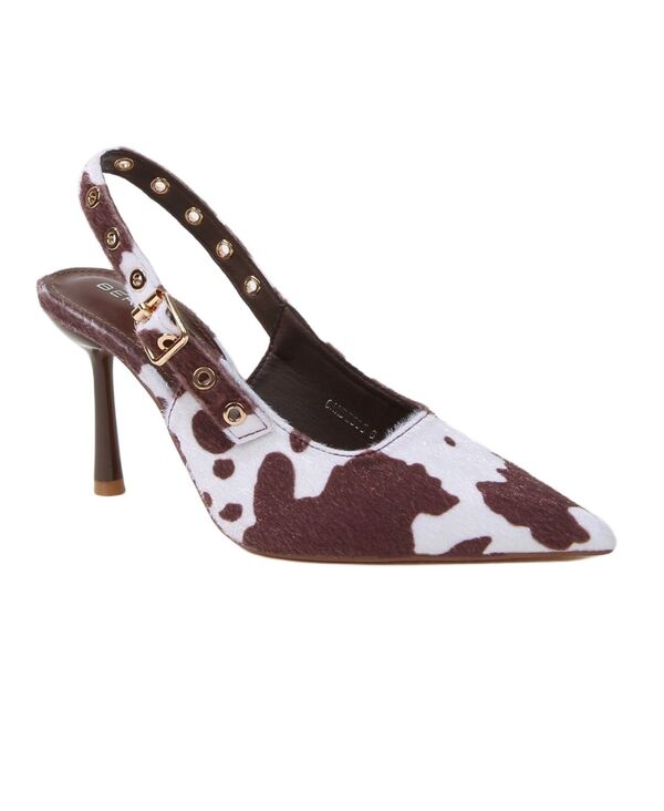 バーネス レディース シューズ パンプスエード BERNESS Women's Candes Microfiber Suede Slingback Pumps Cow｜ReVida 店