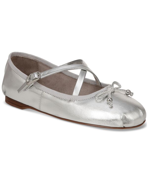 サーカス NY バイ サムエデルマン レディース シューズ パンプス Circus NY by Sam Edelman Women's Zuri Crossband Ballet Flatsoft Silver Metallic シルバー|ReVida 店
