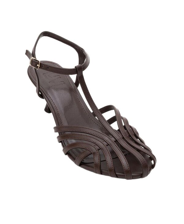 プロローグシューズ レディース サンダル Prologue Shoes Women's Felip Strappy Sandal Brown ブラウン|ReVida 店