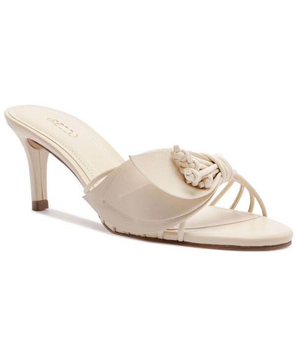 アレッツォ レディース シューズ サンダル Arezzo Women's Viola Mid Stiletto Sandals Panacota|ReVida 店