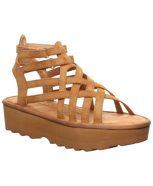 ベアパウ レディース シューズ サンダル BEARPAWomen's Prominence Round Toe Sandals Brown ブラウン｜ReVida 店