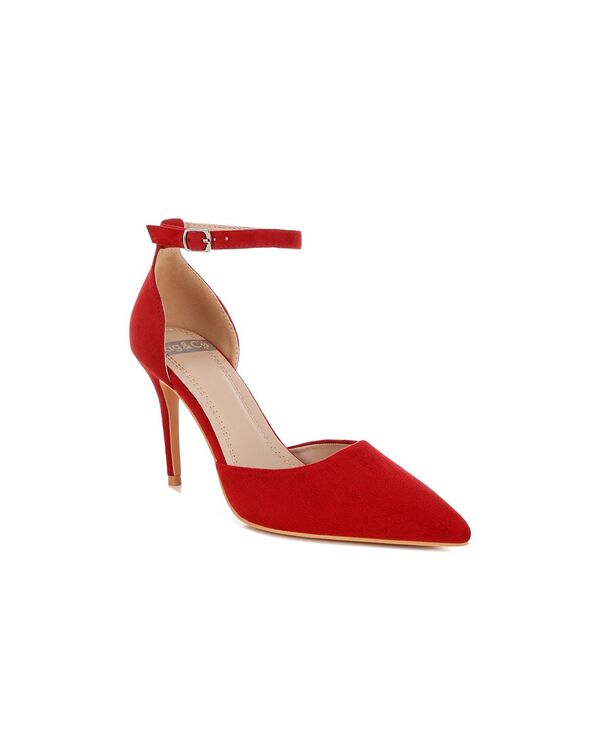 ラグアンドコー レディース シューズ サンダル Rag & Co Rag and Co Womens Ushra Microfiber Stiletto Sandals Red レッド｜ReVida 店 13,986円