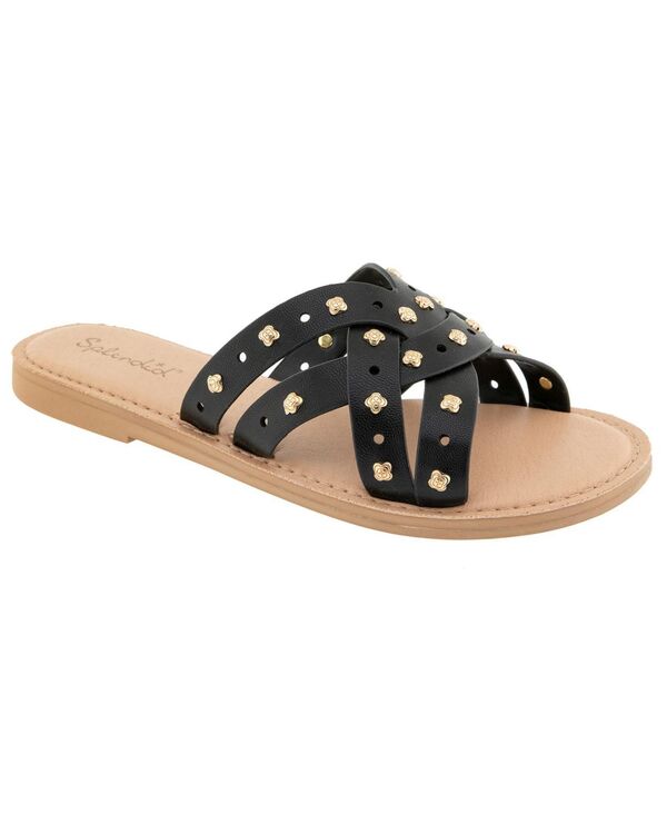 スプレンディット レディース シューズ サンダル Splendid Women'simon Studslide Sandal Black ブラック｜ReVida 店