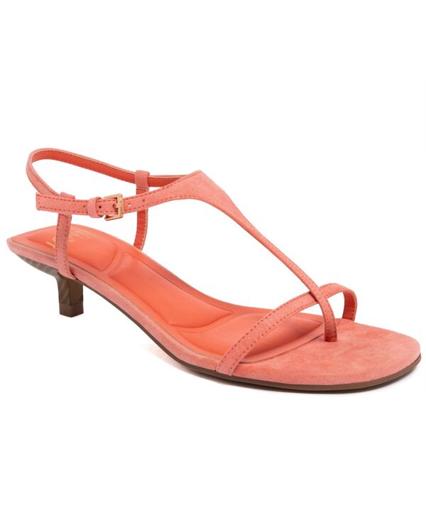 ジョーンズニューヨーク レディース シューズ サンダル ヒール Jones New York Women's Lisera Kitten Heel Strappy Dressandals Coral コーラル｜ReVida 店