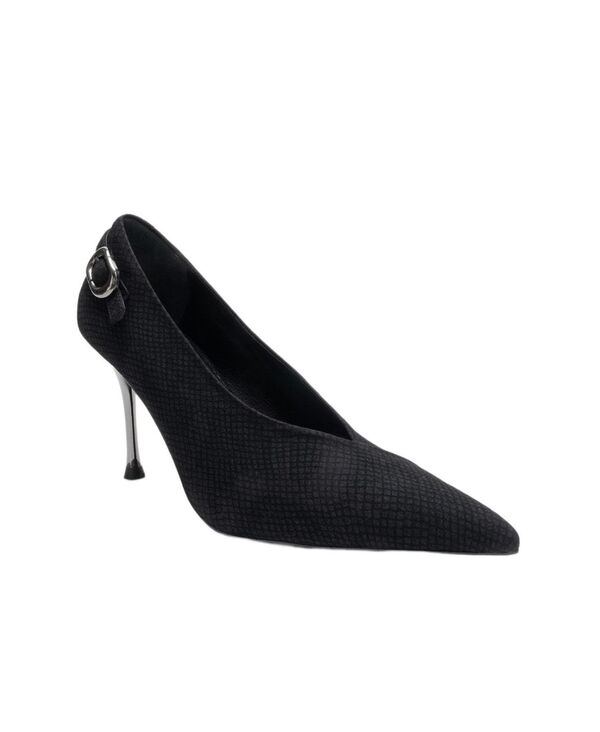 プロローグシューズ レディース パンプス Prologue Shoes Women's Molly Stiletto Pump Black pattern ブラック｜ReVida 店