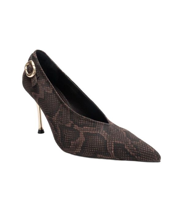 プロローグシューズ レディース パンプス Prologue Shoes Women's Molly Stiletto Pump Brown pattern ブラウン｜ReVida 店