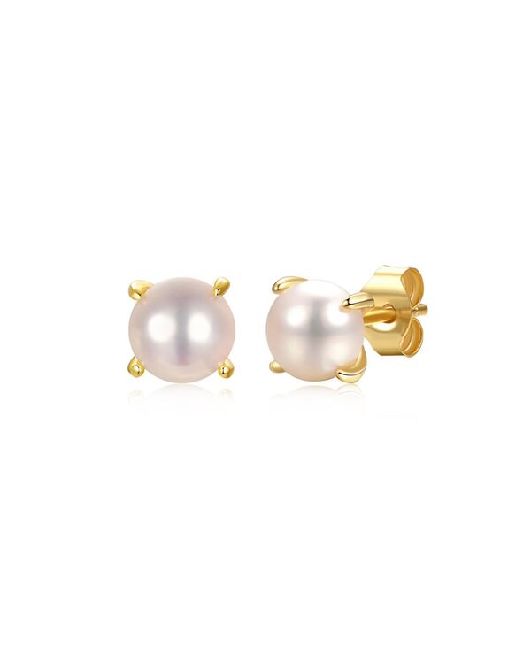 ジジガール レディース アクセサリー ピアス・イヤリング GiGiGirl Toddler's 14k Gold Plated 5mm Pearl Solitaire Stud Earrings Gold ゴールド|ReVida 店