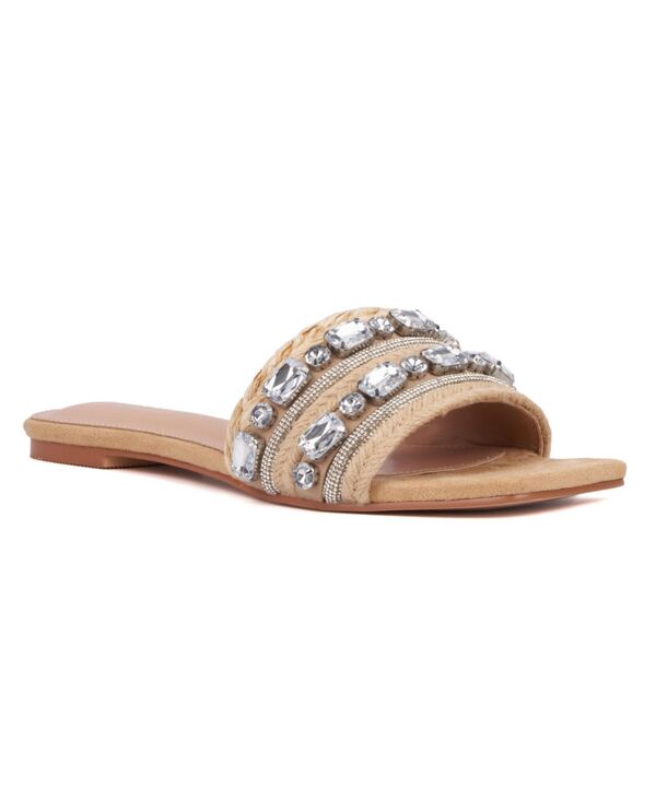 トルゲイス レディース シューズ パンプス サンダル Torgeis Women's Miya Slide Sandals Natural｜ReVida 店