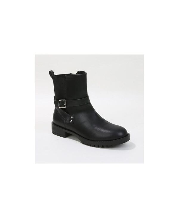 バーネス レディース シューズ ブーツ・レインブーツ BERNESS Parvin Moto Booties Black ブラック|ReVida 店