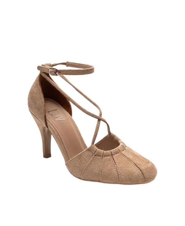 プロローグシューズ レディース パンプス Prologue Shoes Women's Eliza Stiletto Pump Beige suede ベージュ｜ReVida 店